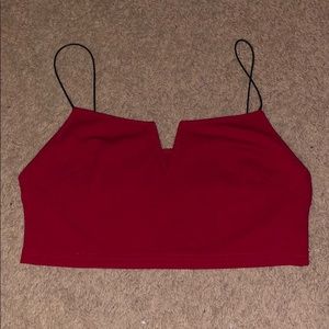 cropped tank top